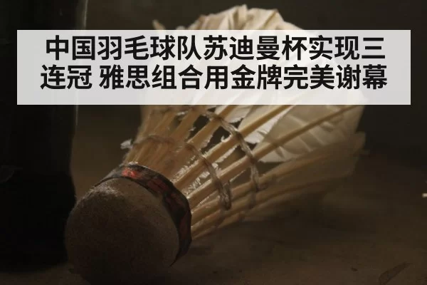 中国羽毛球队苏迪曼杯实现三连冠 雅思组合用金牌完美谢幕